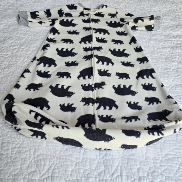 Carter's Fleece 0-3 Month Bear Sleep Sack - Picture 2 of 8